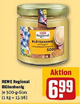 REWE Regional Blütenhonig 500g
