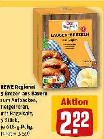 REWE Regional Laugen-Brezeln aus Bayern