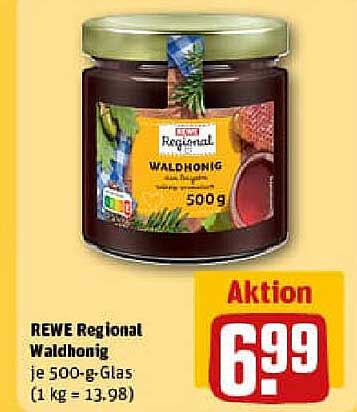REWE Regional Waldhonig 500g