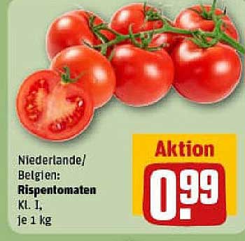 Rispen-Tomaten Kl. I, je 1 kg
