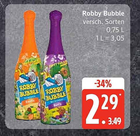 Robby Bubble - verschiedene Sorten 0,75 L