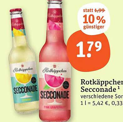 Rotkäppchen Secconade - Erfrischender Genuss in verschiedenen Sorten