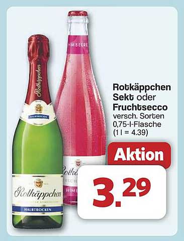 Rotkäppchen Sekt oder Fruchtsecco 0,75-Liter-Flasche