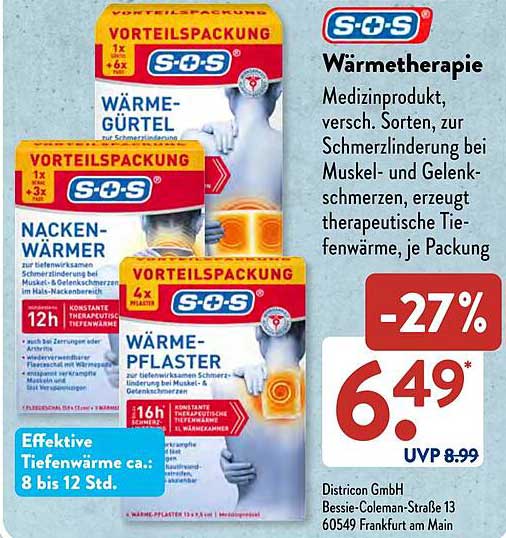 S-O-S Wärmetherapie - Vorteilspackung