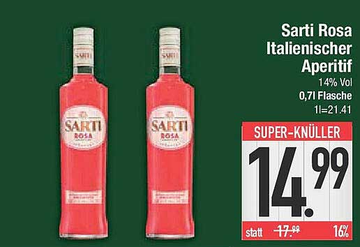 Sarti Rosa Italienischer Aperitif 0,7 l