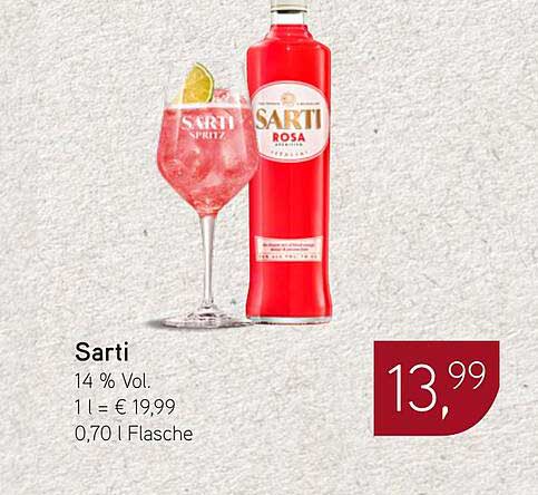 Sarti Rosa Spritz - Erfrischend und spritzig