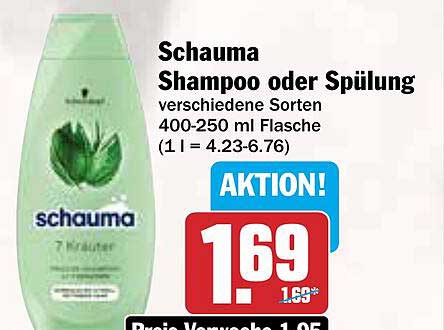 Schauma Shampoo oder Spülung - verschiedene Sorten 400-250 ml Flasche