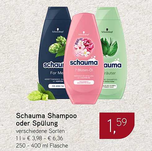Schauma Shampoo oder Spülung verschiedene Sorten