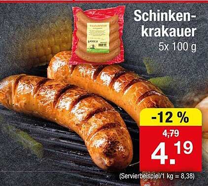 Schinkenkrakauer 5x 100 g