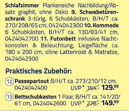 Schwebetürenschrank 3-türig in Plankeneiche Nachbildung