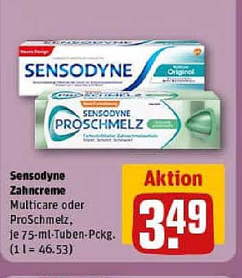 Sensodyne Zahnpasta Multicare oder ProSchmelz, je 75 ml