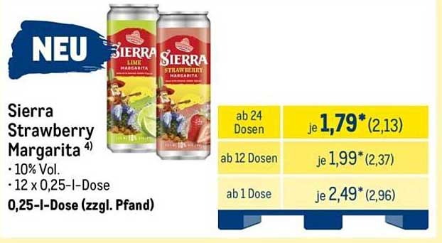 Sierra Strawberry Margarita – Erfrischender Genuss für warme Tage