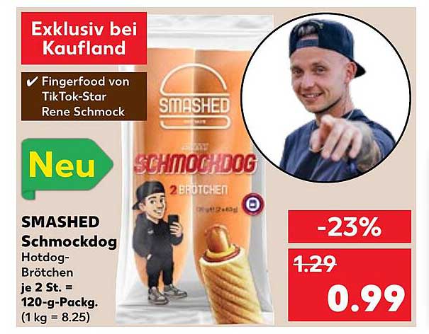 SMASHED Schmockdog Hotdog-Brötchen – Exklusiv bei Kaufland