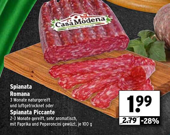 Spaninata Romana und Piccante von Casa Modena