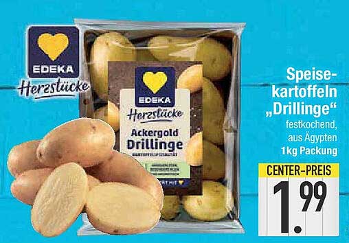 Speisekartoffeln 'Drillinge' 1kg Packung