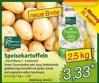 Speisekartoffeln Pom'Alliance 2,5 kg