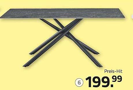 Stylischer Esstisch mit modernem Design