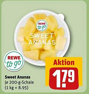 Sweet Ananas je 200-g-Schale (Aktion 1,79)