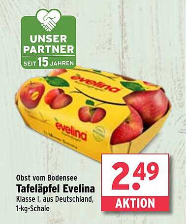 Tafeläpfel Evelina - Obst vom Bodensee