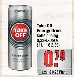 Take Off Energy Drink koffeinhaltig 0,33-L-Dose