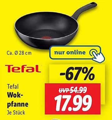 Tefal Wokpfanne Ø 28 cm - nur online erhältlich