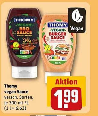 Thomy vegan Sauce - BBQ und Burger Sauce 300 ml