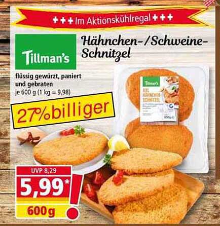 Tillman's Hähnchen-/Schweine-Schnitzel 600 g