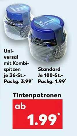 Tintenpatronen ab 1,99 EUR*