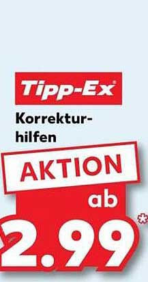 Tipp-Ex Korrekturhilfen