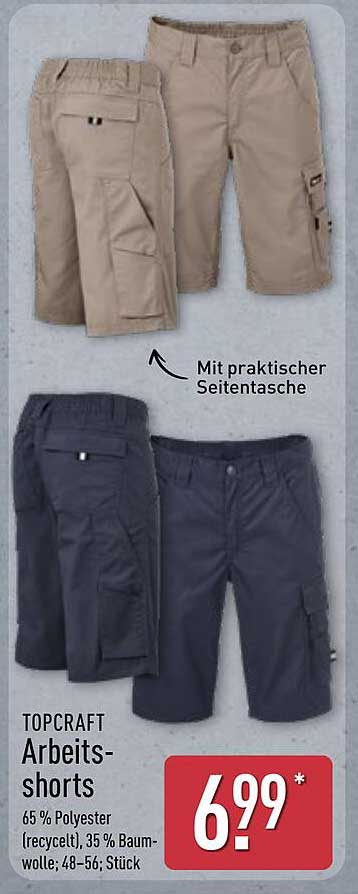 TOPCRAFT Arbeits-shorts
