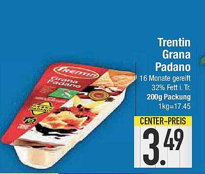 Trentin Grana Padano - 200g Packung