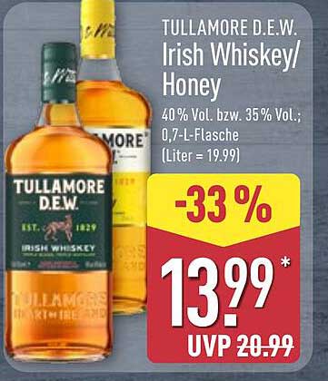 Tullamore D.E.W. Irish Whiskey/Honey 0,7 L