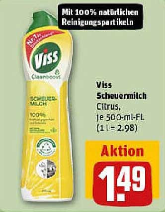 Viss Scheuermilch Citrus, 500 ml