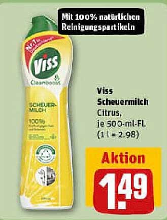 Viss Scheuermilch Citrus, je 500-ml-FL (1 l = 2,98)
