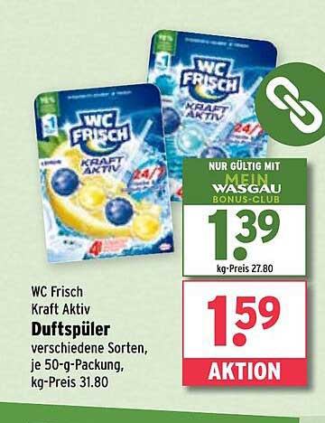 WC Frisch Kraft Aktiv Duftspüler