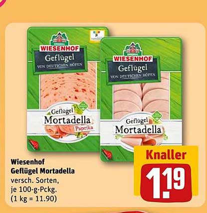 Wiesenhof Geflügel Mortadella