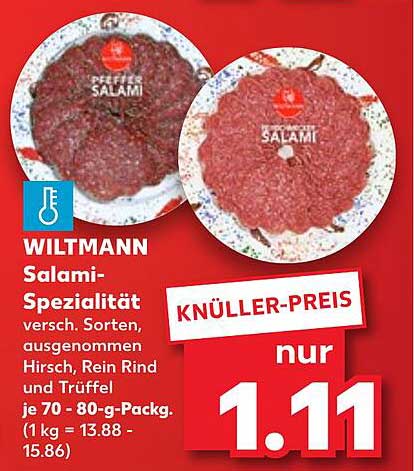 WILTMANN Salami-Spezialität - verschiedene Sorten