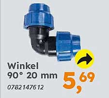 Winkel 90° 20 mm