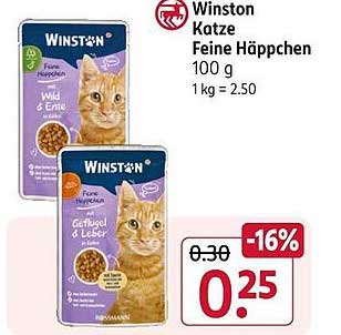 Winston Katze Feine Häppchen 100 g