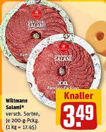 Wittmann Salami – verschiedene Sorten, je 200-g-Päckchen