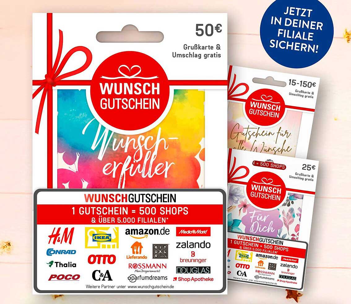 WUNSCHGUTSCHEIN – Der perfekte Geschenkgutschein für jeden Anlass