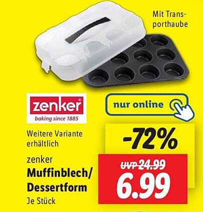 Zenker Muffinblech/Dessertform - Je Stück