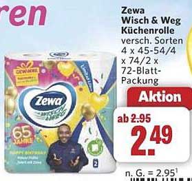 Zewa Wisch & Weg Küchenrolle in verschiedenen Sorten