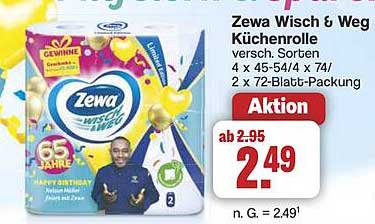 Zewa Wisch & Weg Küchenrolle - verschiedene Sorten