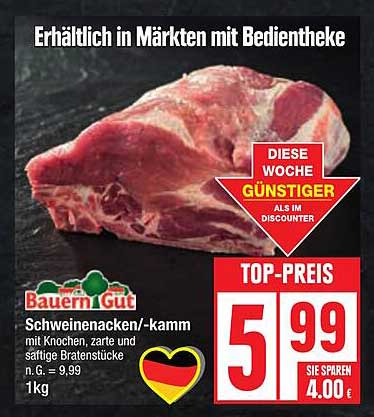 Schweinenacken/-kamm