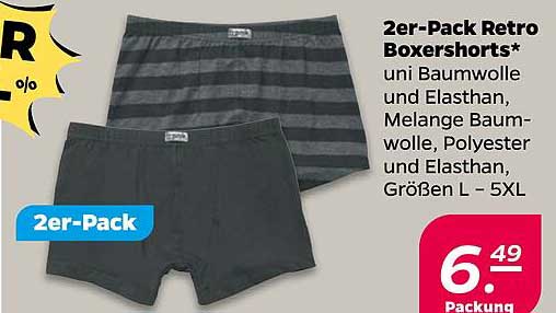 2er-Pack Retro Boxershorts
