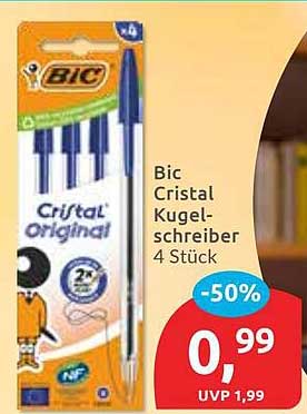 Bic Cristal Kugelschreiber 4 Stück
