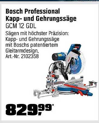 Bosch Professional Kapp- und Gehrungssäge GCM 12 GDL