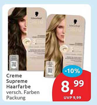Creme Supreme Haarfarbe - verschiedene Farben