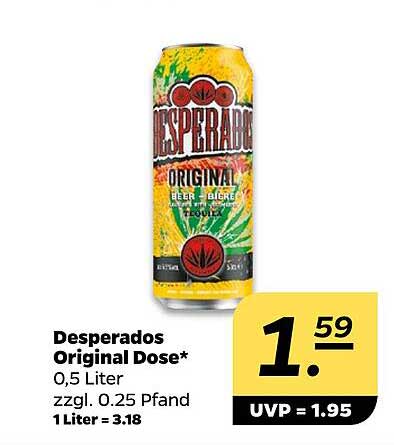 Desperados Original Dose 0,5 Liter